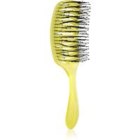 Olivia Garden iDetangle Pride flat brush Yellow 1 pc