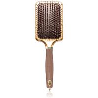Olivia Garden Rectangular Paddle brush for easy combing Gold&Brown 1 pc