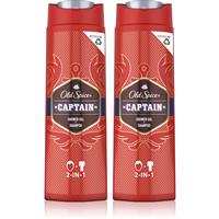Old Spice Captain 2-in-1 shower gel and shampoo 2x400 ml