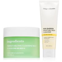 Ongredients Perfect Melting + Skin Barrier set for clear and healthy skin