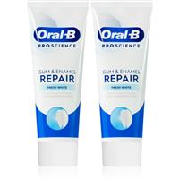 Oral B Gum & Enamel Repair Fresh White toothpaste for fresh breath 2x75 ml