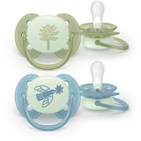 Philips Avent Ultrasoft Night SCF094/05 18+m dummy Neutral 2 pc