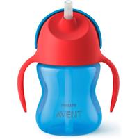 Philips Avent Bendy Straw SCF796/01 9m+ cup with bendy straw Blue 200 ml