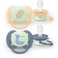 Philips Avent Ultrasoft Night SCF094/03 6-18m dummy Neutral 2 pc