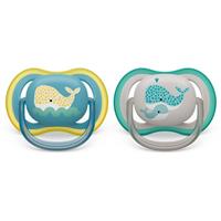 Philips Avent Ultra Air SCF349/24 18m+ dummy Whale 2 pc