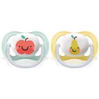 Philips Avent Ultra Air SCF080/17 0-6 m dummy Neutral Apple 2 pc