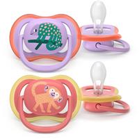 Philips Avent Ultra Air SCF349/47 18+m dummy Girl 2 pc