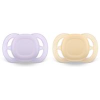Philips Avent Ultrastart SCF075/01 0-2 m dummy Yellow/Purple 2 pc