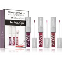 Parisax Perfect Lips Trio lip gloss set Mat