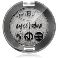 puroBIO Cosmetics Compact Eyeshadows eyeshadow shade 23 Silver 2,5 g