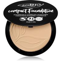 puroBIO Cosmetics Compact Foundation compact powder foundation SPF 10 shade 01 9 g