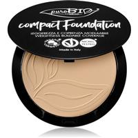 puroBIO Cosmetics Compact Foundation compact powder foundation SPF 10 shade 02 9 g
