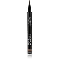puroBIO Cosmetics Fillbrow eyebrow pen shade 02 Soft Brown 0.7 ml
