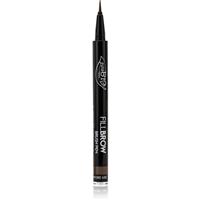 puroBIO Cosmetics Fillbrow eyebrow pen shade 03 Dark Brown 0.7 ml