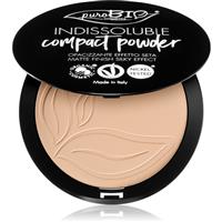 puroBIO Cosmetics Indissouble compact powder with matt effect shade 02 9 g