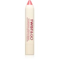 puroBIO Cosmetics Twist&Go nourishing lipstick in a pencil shade Universal Pink 2.9 g