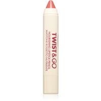puroBIO Cosmetics Twist&Go nourishing lipstick in a pencil shade Peach nude 2.9 g
