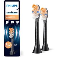 Philips Sonicare Premium All-in-One HX9092/88 toothbrush replacement heads Black 2 pc