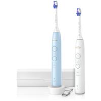 Philips Sonicare 6100 set of 2 toothbrushes with travel cases