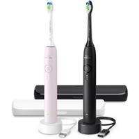Philips Sonicare 3100 HX4072/42 sonic electric toothbrush duo-pack Pink & Black 1 pc