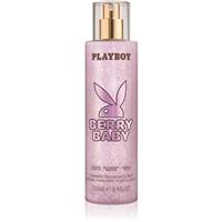 Playboy Berry Baby body spray with glitter for women 250 ml
