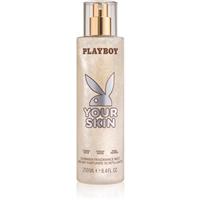 Playboy Your Skin body spray with glitter for women 250 ml