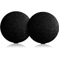 PMD Beauty Polish Aluminum Oxide Exfoliator toothbrush replacement heads Black 2 pc