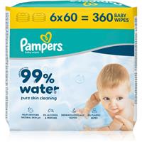 Pampers 99% Water Baby Wipes wet cleansing wipes for children 6x60 pc