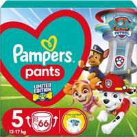 Pampers Pants Paw Patrol Size 5 disposable nappy pants 11-17 kg 66 pc