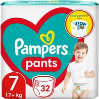 Pampers Pants Size 7 disposable nappy pants 17+ kg 32 pc