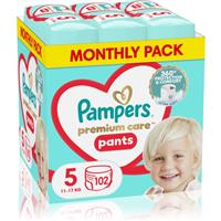 Pampers Premium Care Pants Monthly Pack Size 5 disposable nappy pants 12-17 kg 102 pc
