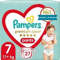 Pampers Premium Care Pants Size 7 disposable nappy pants 15+ kg 27 pc