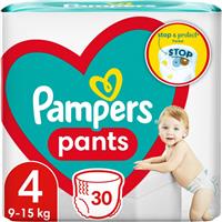 Pampers Pants Size 4 disposable nappy pants 9 15 kg 30 pc