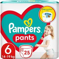 Pampers Pants Size 6 disposable nappy pants 13-19 kg 25 pc