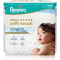 Pampers Aqua Soft Touch wet cleansing wipes for children 3x60 pc