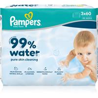 Pampers 99% Water Baby Wipes wet cleansing wipes for children 3x60 pc