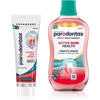 Parodontax Intensive Gum Repair White & Active Gum Health set for teeth