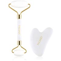 PALSAR7 Massage Roller and Guasha White Jade massage roller for face and massage tool