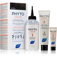 Phyto Color hair colour ammonia-free shade 3 Dark Brown 1 pc