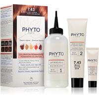 Phyto Color hair colour ammonia-free shade 7.43 Copper Golden Blonde 3 pc