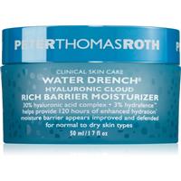 Peter Thomas Roth Water Drench Hyaluronic Cloud Rich Barrier Moisturizer rich hydrating cream to restore the skin barrier 50 ml