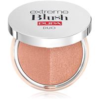 PUPA Milano Extreme Blush Duo compact blush shade 120 - Radiand Caramel - Glow Spice 4 g