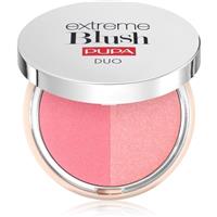 PUPA Milano Extreme Blush Duo compact blush shade 140 - Radiant Flamingo - Glow Creamy 4 g