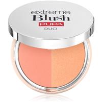 PUPA Milano Extreme Blush Duo compact blush shade 130 - Matt Salmon - Radiant Peach 4 g