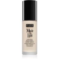 PUPA Milano Made to Last long-lasting liquid foundation shade 020 Light Beige 30 ml