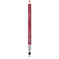 PUPA Milano True Lips contour lip pencil shade 033 Bordeaux 1.2 g