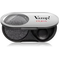 PUPA Milano Vamp! Radiant Baked Eyeshadow long-lasting shimmer eyeshadow shade 301 Frozen Black - METALLIC 1 g