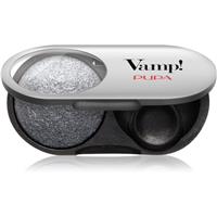 PUPA Milano Vamp! Radiant Baked Eyeshadow long-lasting shimmer eyeshadow shade 308 Anthracite Grey - WET & DRY 1 g