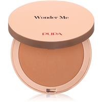 PUPA Milano Wonder Me Bronzer compact bronzing powder for flawless skin shade 004 - Dark Warm 7.5 g