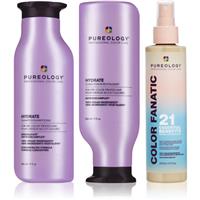 Pureology Hydrate full routine set for hydration and shine for all hair types